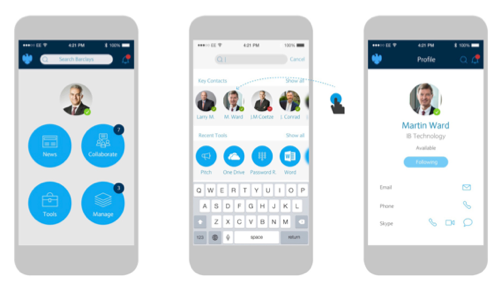 Barclays Intranet Mobile App
